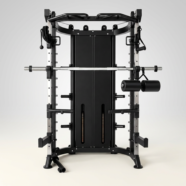 Smith Machine Functional Trainer Built for Elite Performance, Dual 100kg Stacks, 11-Gauge Steel Frame
