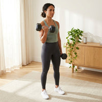 TitanForge Elite Hex 35LB Dumbbell — Lifestyle