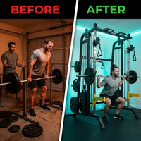 VulcanPrime SMX 900 Counterbalanced Smith Machine — Before & After