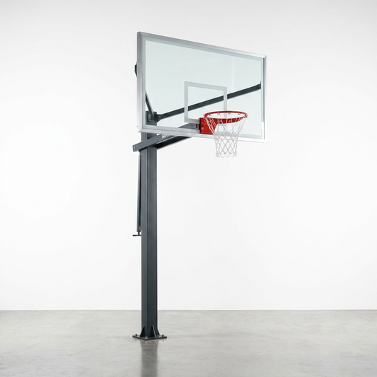 Northline Athletics ApexCourt Pro 72 In-Ground Basketball System — Studio Shot
