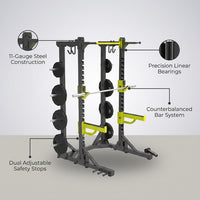 VulcanPrime SMX 900 Counterbalanced Smith Machine — infographic
