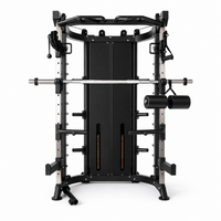 Smith Machine Functional Trainer Built for Elite Performance, Dual 100kg Stacks, 11-Gauge Steel Frame