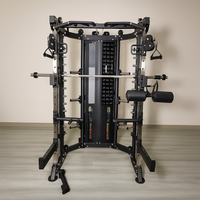 Smith Machine Functional Trainer Built for Elite Performance, Dual 100kg Stacks, 11-Gauge Steel Frame